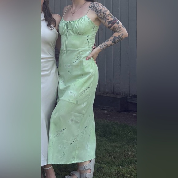 Harlow Dresses & Skirts - Harlow Sage Green Floral Slip Dress